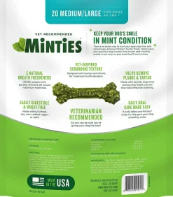 VetIQ Minties Dental Treats for Medium & Large Dogs