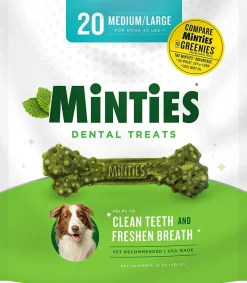 VetIQ Minties Dental Treats for Medium & Large Dogs