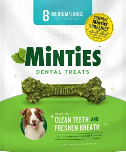 VetIQ Minties Dental Treats for Medium & Large Dogs