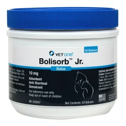 VetOne Bolisorb Jr. Bolus Absorbent Anti-Diarrheal Demulcent (50 Count)