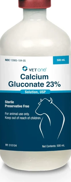VetOne Calcium Gluconate 23% Solution 500mL