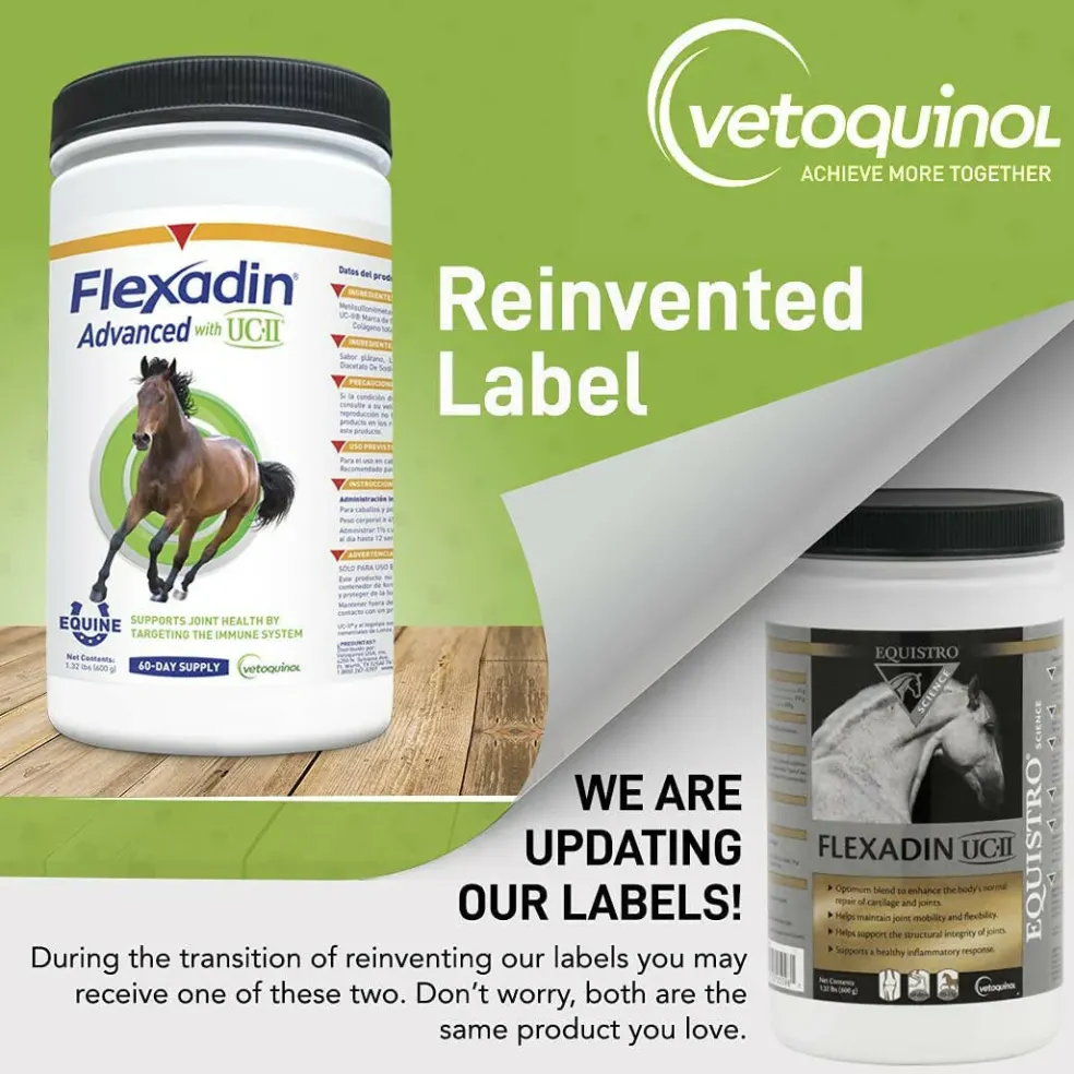 Vetoquinol Flexadin UC-II Joint Health Support for Horses (1.32 lb)