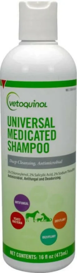 Vetoquinol Universal Medicated Shampoo for Dogs & Cats