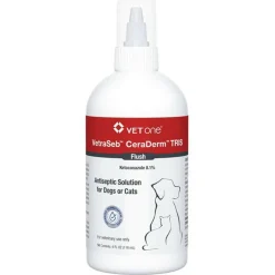 VetraSeb CeraDerm TRIS Flush Antiseptic Solution for Dogs and Cats