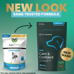 VetriScience Composure Chicken Liver Flavored Chews for Small Dogs (30ct)