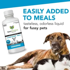 VetriScience Composure Liquid Calming Supplement for Cats & Dogs (8 oz)