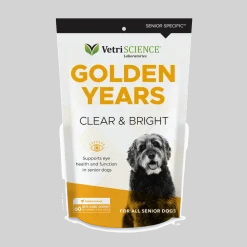 VetriScience Golden Years Clear and Bright Eye Health for Senior Dogs (60 soft chews)