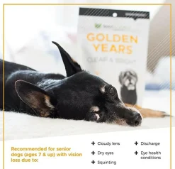 VetriScience Golden Years Clear and Bright Eye Health for Senior Dogs (60 soft chews)