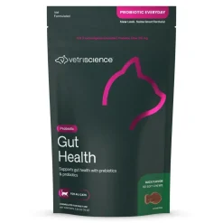 VetriScience Gut Healthy Probiotic Everyday Supplement for Cats (60 chews)