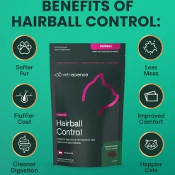 VetriScience Hairball Control Chews for Cats (60 Soft Chews)