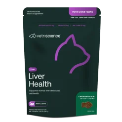 VetriScience Liver Health Support Supplement for Cats (120 Soft Chews)