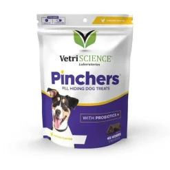 VetriScience Pinchers Pill Hiding Treats for Dogs, Chicken (45 ct)