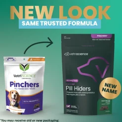 VetriScience Pinchers Pill Hiding Treats for Dogs, Peanut Butter (45 ct)