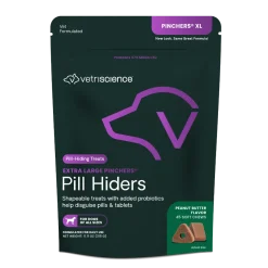 VetriScience Pinchers X-Large Pill Hiding Treats For Dogs, Peanut Butter Flavor