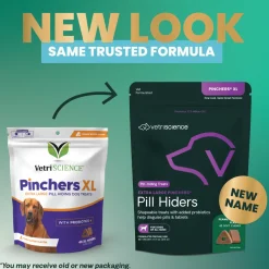 VetriScience Pinchers X-Large Pill Hiding Treats For Dogs, Peanut Butter Flavor