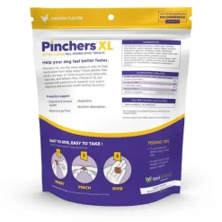 VetriScience Pinchers X-Large Pill Hiding Treats for Dogs, Chicken Flavor