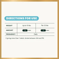 VetriScience Quick Action UT Health Tablet for Dogs (90 Chewable Tablets)
