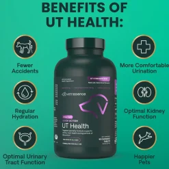 VetriScience Quick Action UT Health Tablet for Dogs (90 Chewable Tablets)