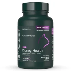 VetriScience Renal Essentials Kidney Supplement for Cats (60 chewable tablets)