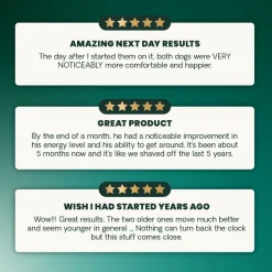 VetriScience Ultimate Strength Healthy Hip & Joint GlycoFlex Plus Soft Chews for Dogs, Duck Flavor