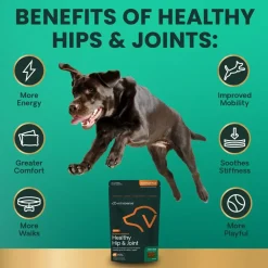 VetriScience Ultimate Strength Healthy Hip & Joint GlycoFlex Plus Soft Chews for Dogs, Duck Flavor