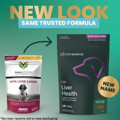 VetriScience Vetri Liver Supplement for Dogs (60 soft chews)
