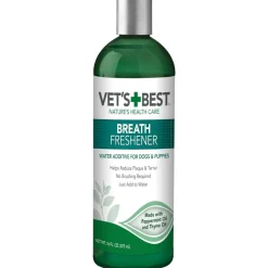 Vet's Best Breath Freshener Water Additive for Dogs and Puppies (16 oz)