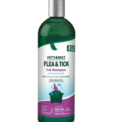 Vet's Best Flea and Tick Shampoo for Cats (12 oz)