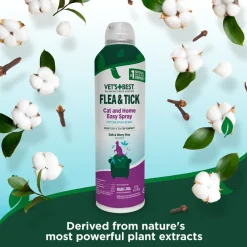 Vet's Best Flea & Tick Cat and Home Spray Cotton Spice Scent (14 oz)