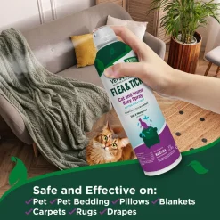Vet's Best Flea & Tick Cat and Home Spray Cotton Spice Scent (14 oz)