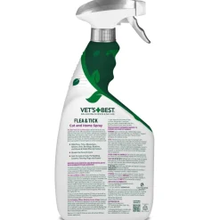 Vet's Best Flea & Tick Spray For Cat and Home - Cotton Spice Scent (32 oz)