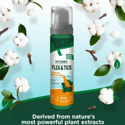 Vet's Best Flea & Tick Waterless Bath for Dogs (8 oz)