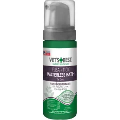 Vet's Best Flea + Tick Waterless Bath for Cats (5 oz)