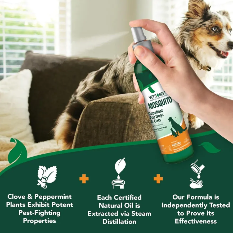 Vet's Best Mosquito Repellent Spray for Dogs & Cats (8 oz)