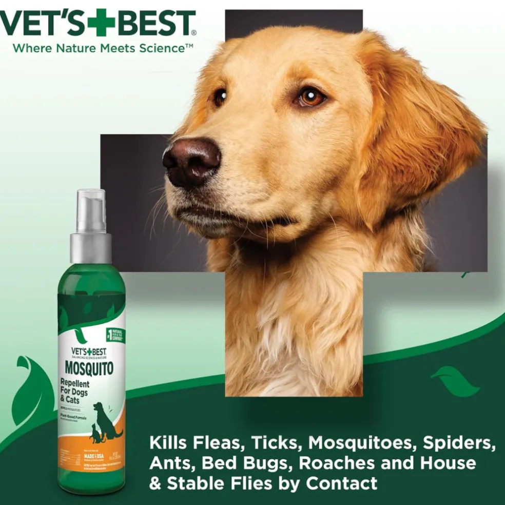 Vet's Best Mosquito Repellent Spray for Dogs & Cats (8 oz)