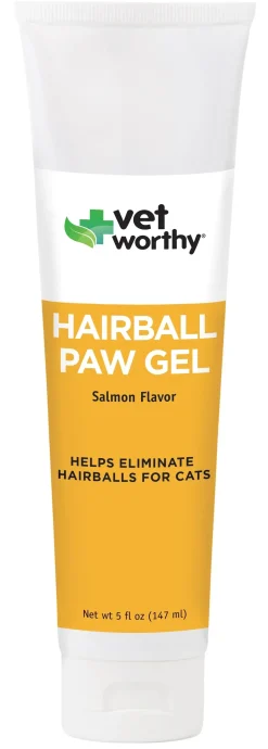 Vet Worthy Hairball Paw Gel for Cats, 5-oz