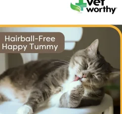 Vet Worthy Hairball Paw Gel for Cats, 5-oz