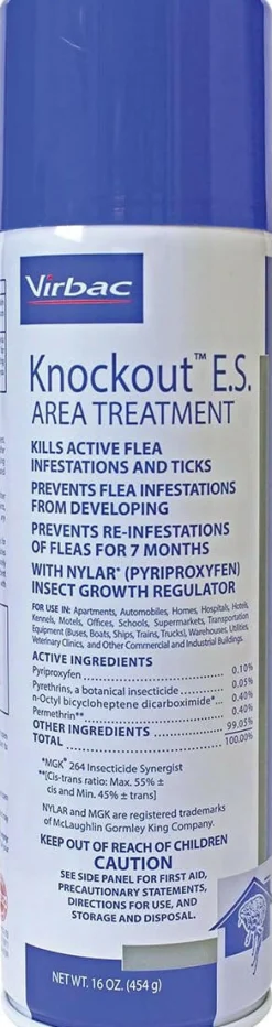 Virbac Knockout E.S. Area Treatment Carpet Spray (16 oz)