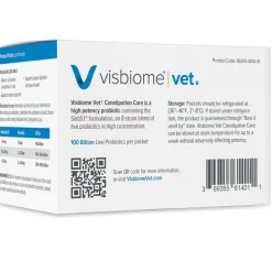 Visbiome Vet High Potency Probiotic Packets Constipation Care for Cats, 30-count