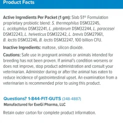 Visbiome Vet High Potency Probiotic Packets Constipation Care for Cats, 30-count