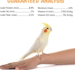 Vitakraft Crunch Sticks Apple & Honey Flavor Treats for Cockatiels, 2 Sitcks