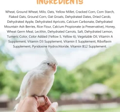 Vitakraft Crunch Sticks Apple & Honey Flavor Treats for Cockatiels, 2 Sitcks