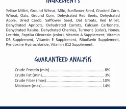 Vitakraft Crunch Sticks Apricot & Cherry Flavor Treats for Parrots, 2 Sitcks