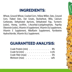 Vitakraft Crunch Sticks Fruit & Honey Flavor Treats for Guinea Pigs, 2 Sticks