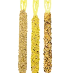 Vitakraft Crunch Sticks Honey, Egg & Apple Variety Pack Treats for Parakeets, 3 Sitcks