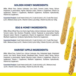 Vitakraft Crunch Sticks Honey, Egg & Apple Variety Pack Treats for Parakeets, 3 Sitcks