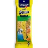 Vitakraft Crunch Sticks Honey, Egg, Orange, Apricot, Sesame & Banana Variety Pack Treats for Parakeets, 3 Sitcks