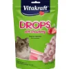 Vitakraft Drops with Strawberry Treats for Hamsters, 5.3-oz