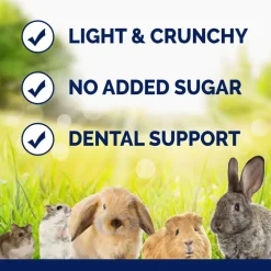 Vitakraft Slims with Alfalfa Nibble Stick Treats for Rabbits & Other Small Animals, 1.76-oz