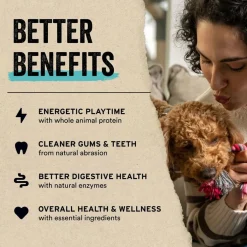 Vital Essentials Freeze-Dried Raw Protein Mix-In Ground Topper for Dogs